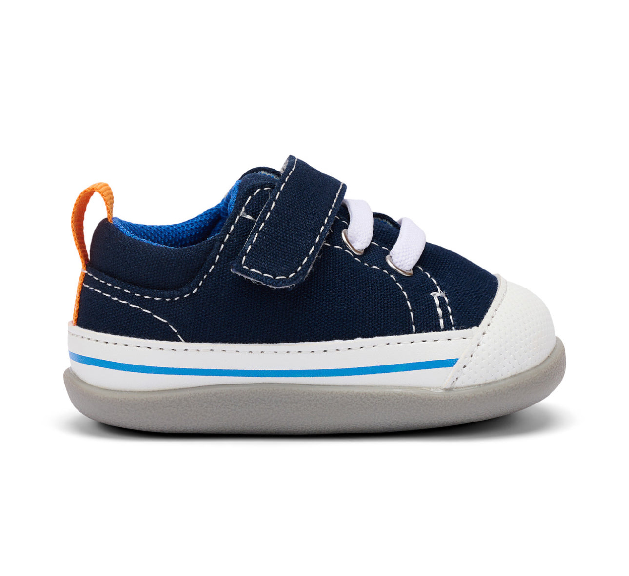 Stevie INF (first Walker) Navy Canvas