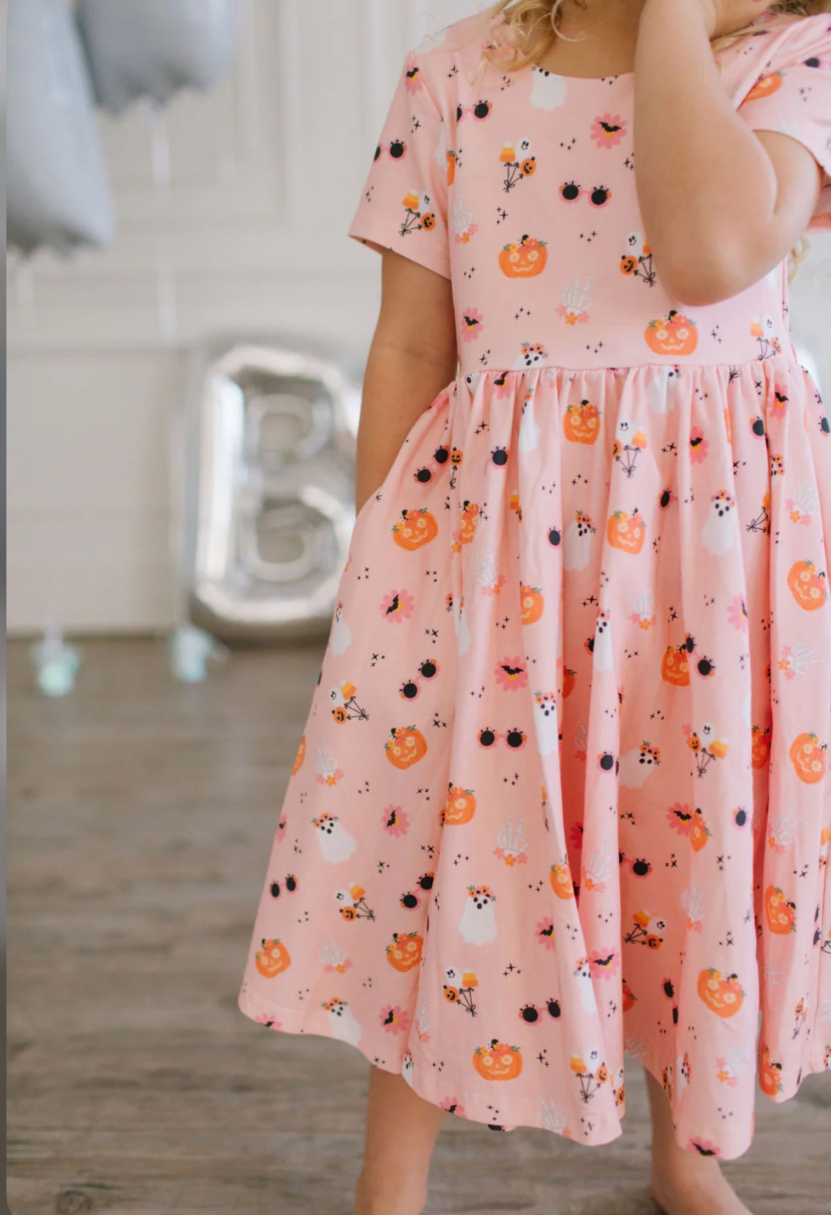 Classic Twirl Dress in Hippie Halloween