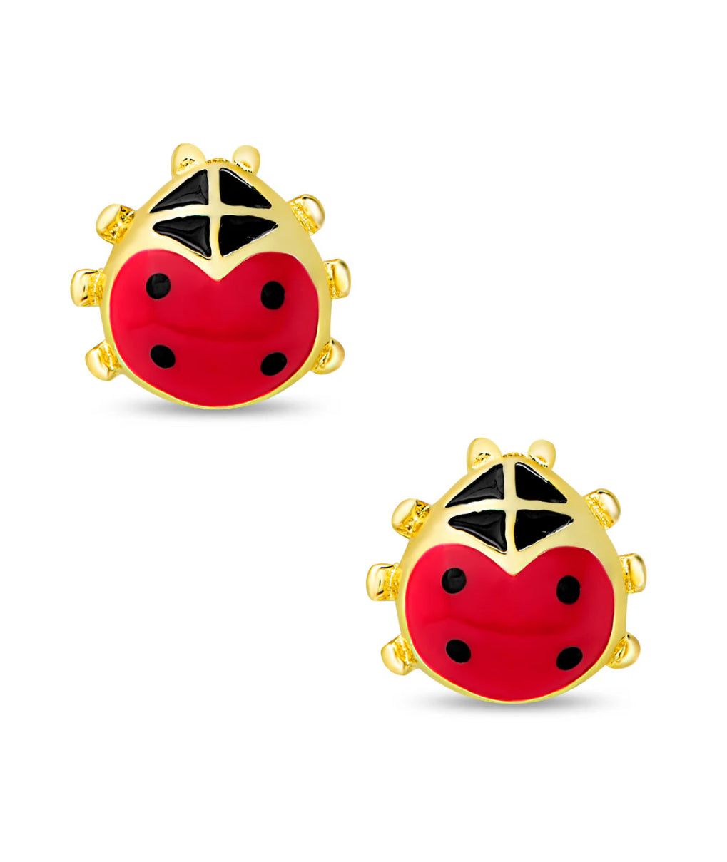 Ladybug Stud Earring