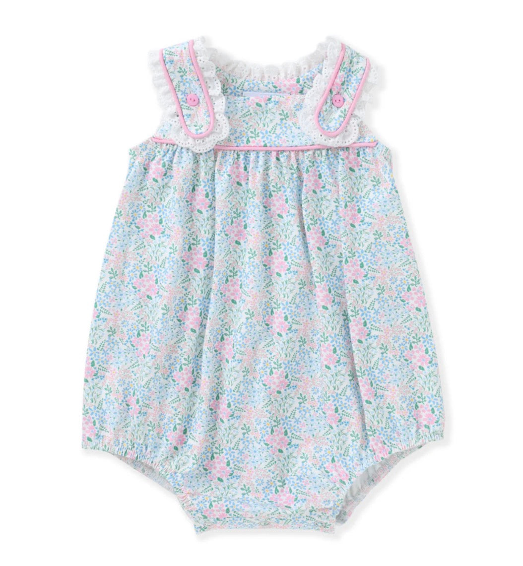 Spring Ditsy Floral Eyelet Bubble