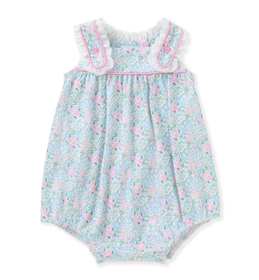 Spring Ditsy Floral Eyelet Bubble