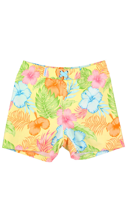 Swim Trunks-Happy Hula