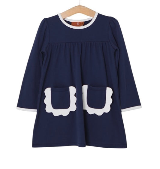 Izzie Dress–Navy