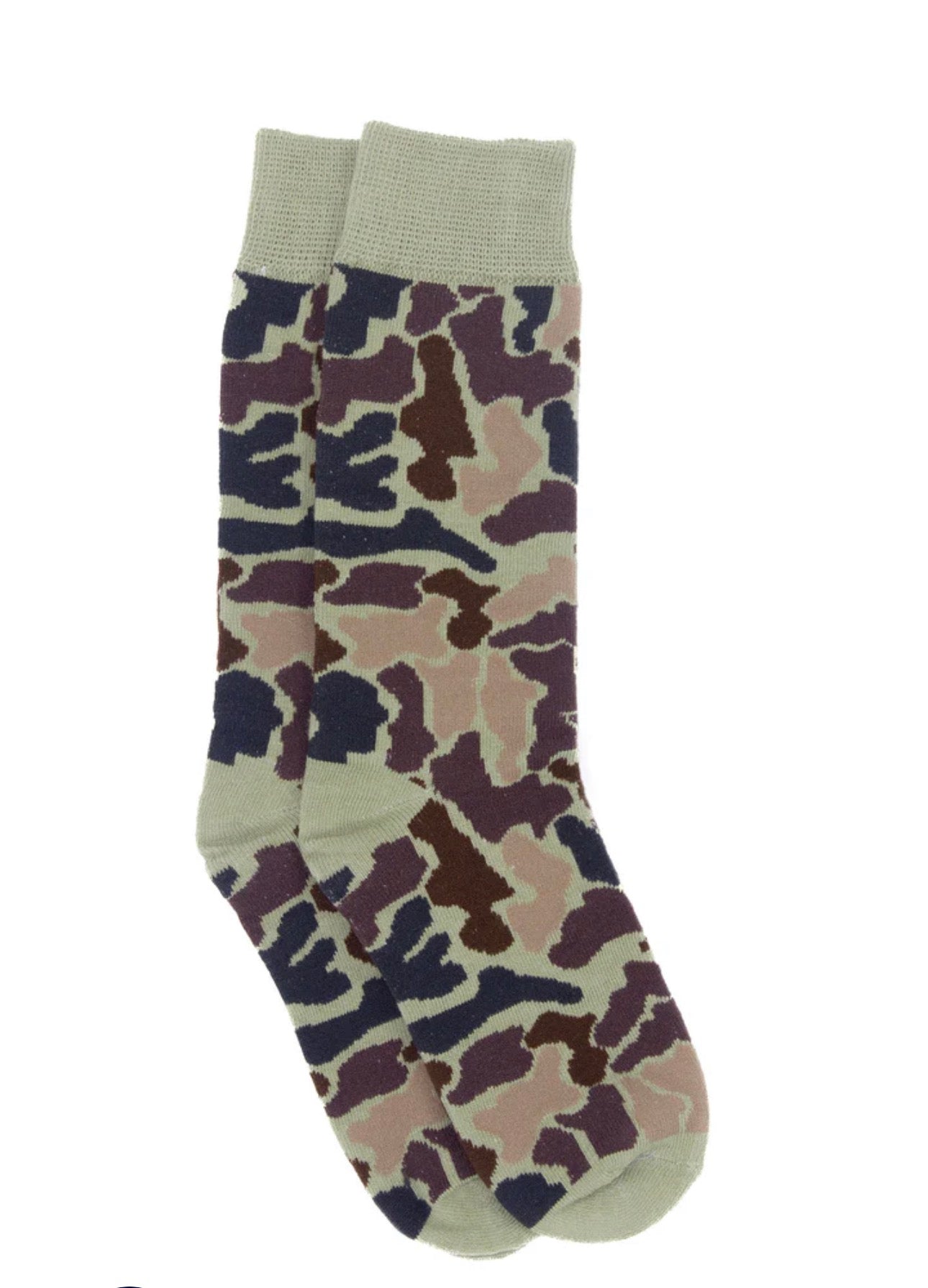 Boys Lucky Duck Sock Vintage Camo
