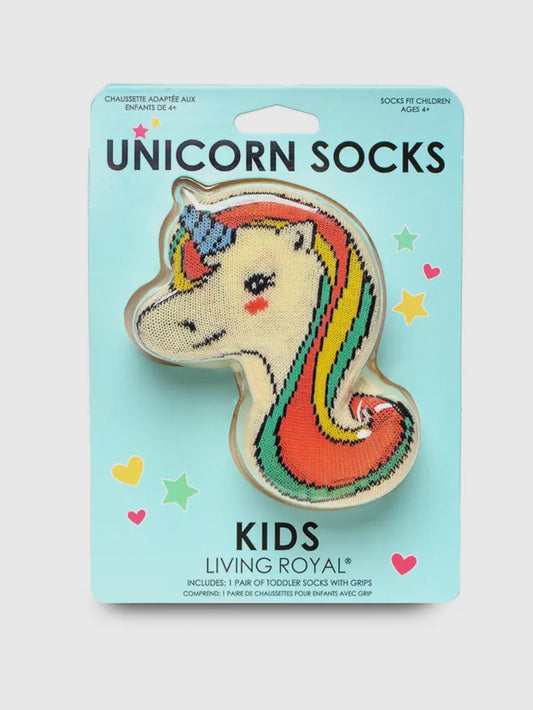 Kids 3D packaged crew socks, Unicorn -Stay Magical