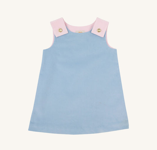 Juliet Jumper, Corduroy-Barrington Blue/Palm Beach Pink