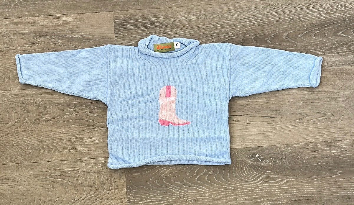 Cowgirl Boot Sweater
