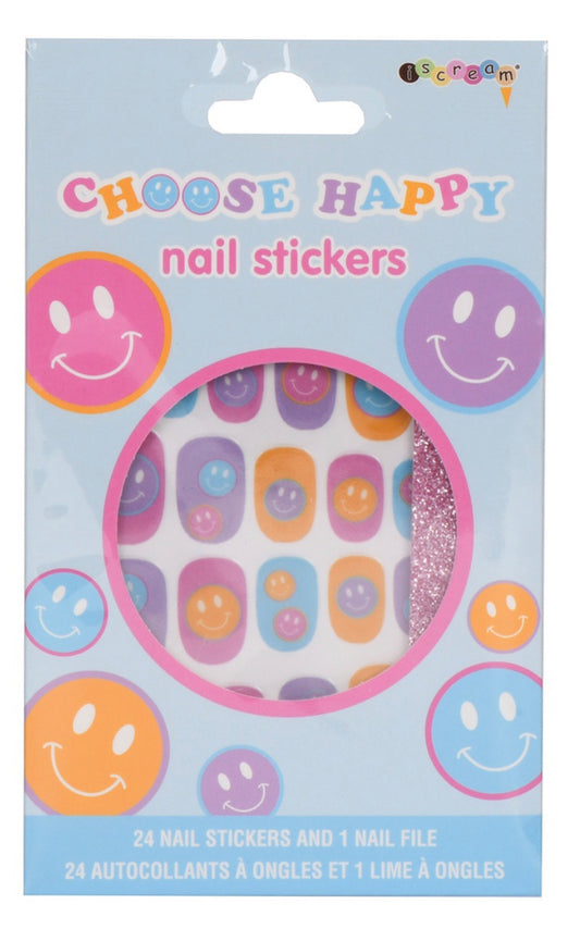 Choose Happy Nail Stickers