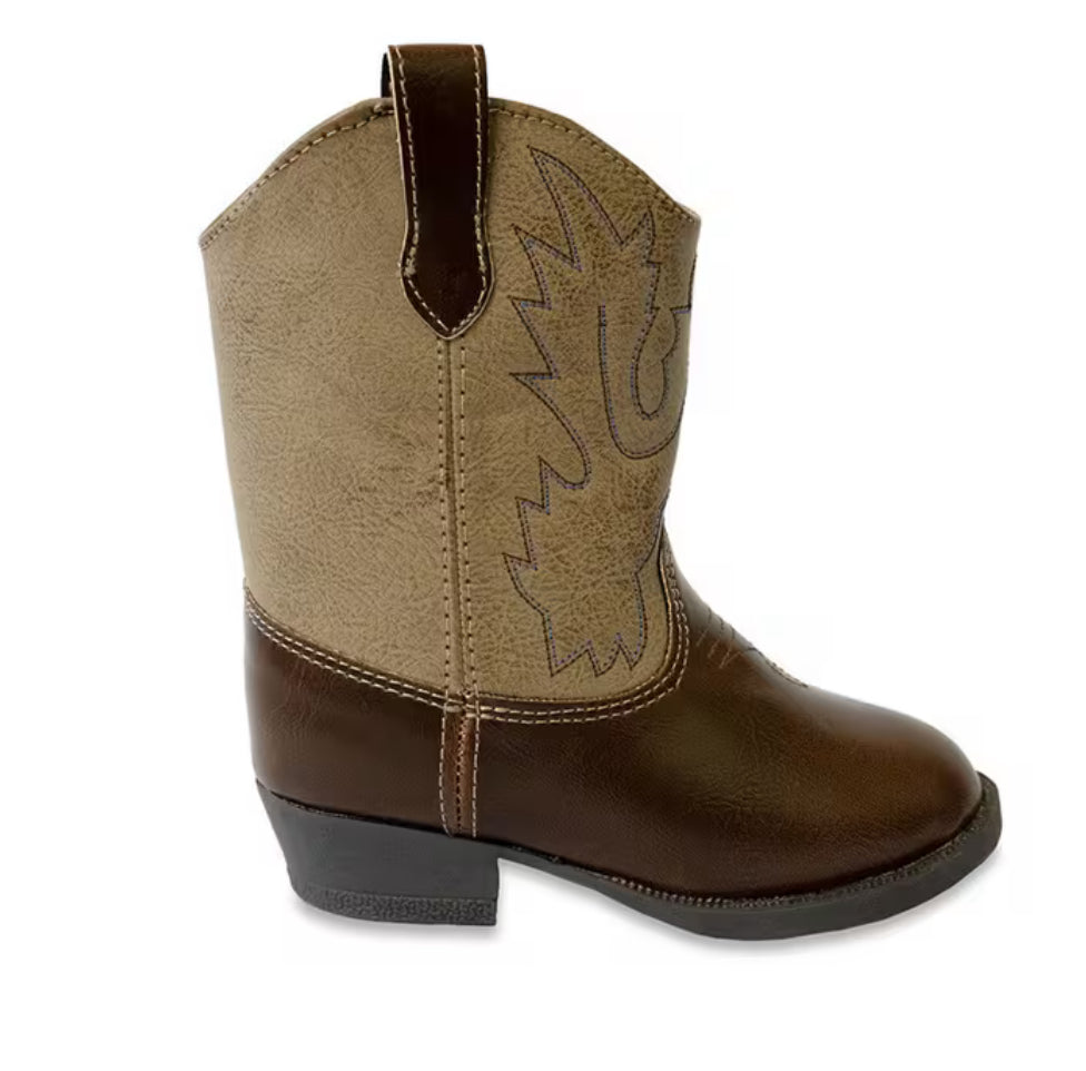 Boys Brown Western Miller Boots