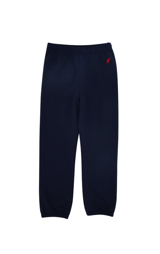 Gates Sweeney Sweatpants-PIMA-Nantucket Navy/Richmond Red
