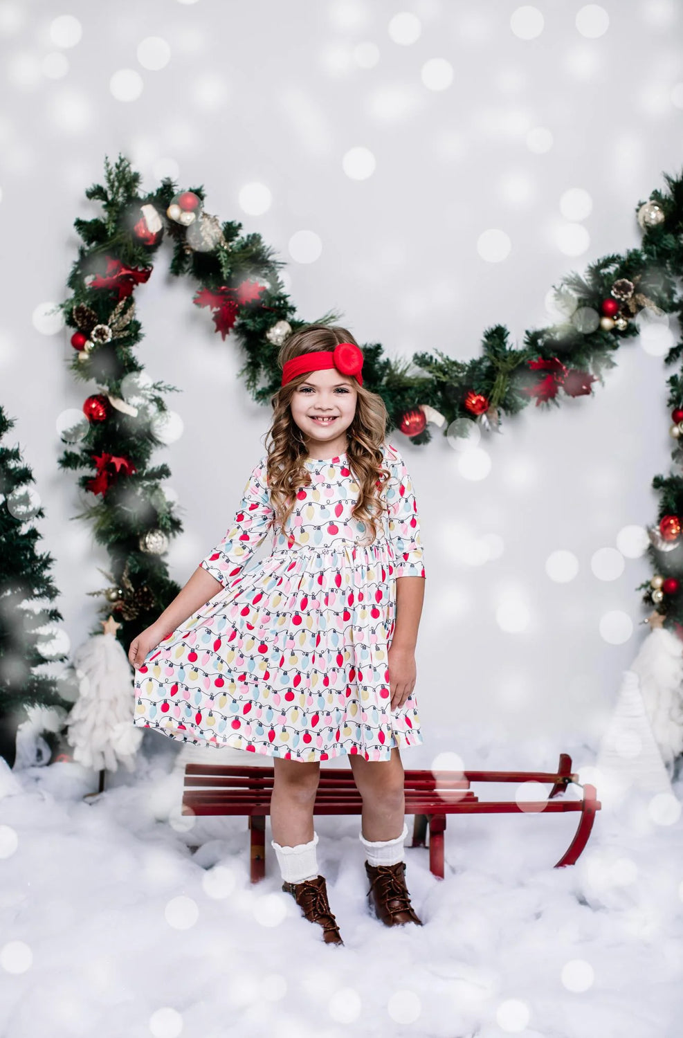 Merry and Bright Pocket Twirl Dress