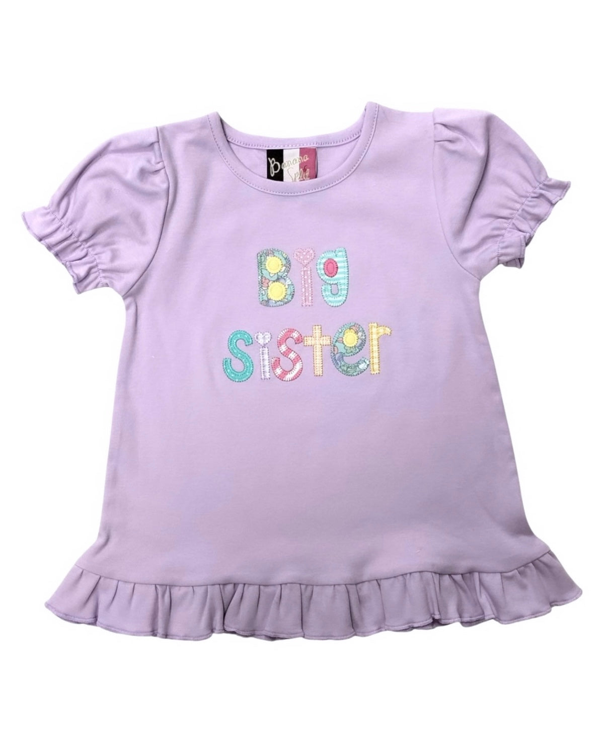 Big Sister Applique T-shirt