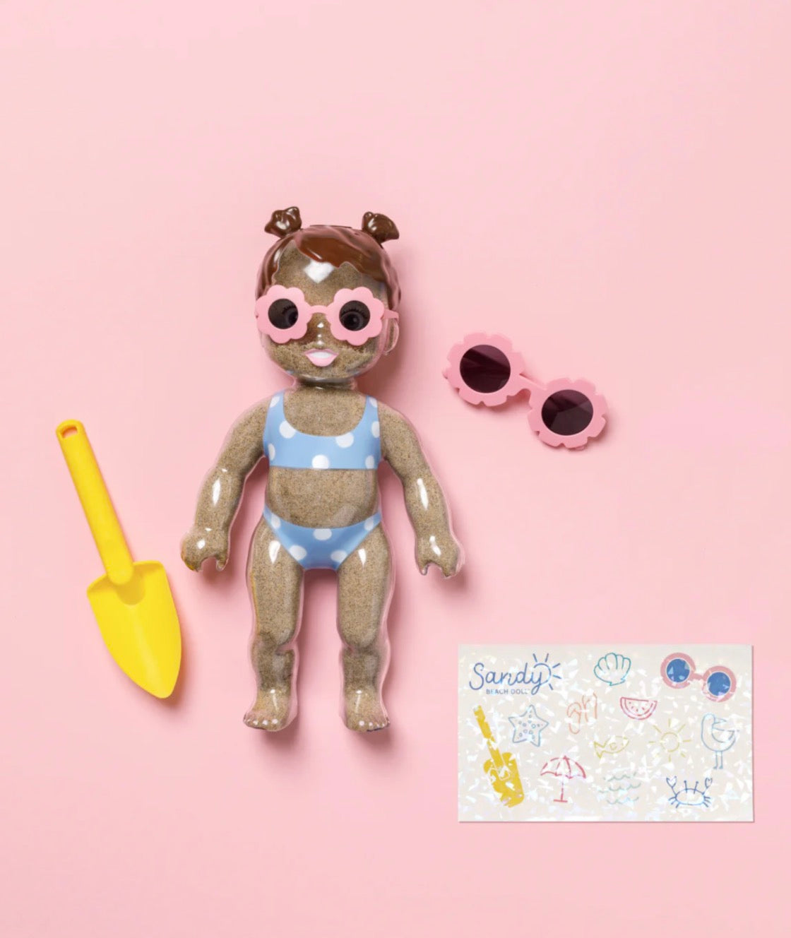 Periwinkle Blue - Sandy Beach Doll Kit