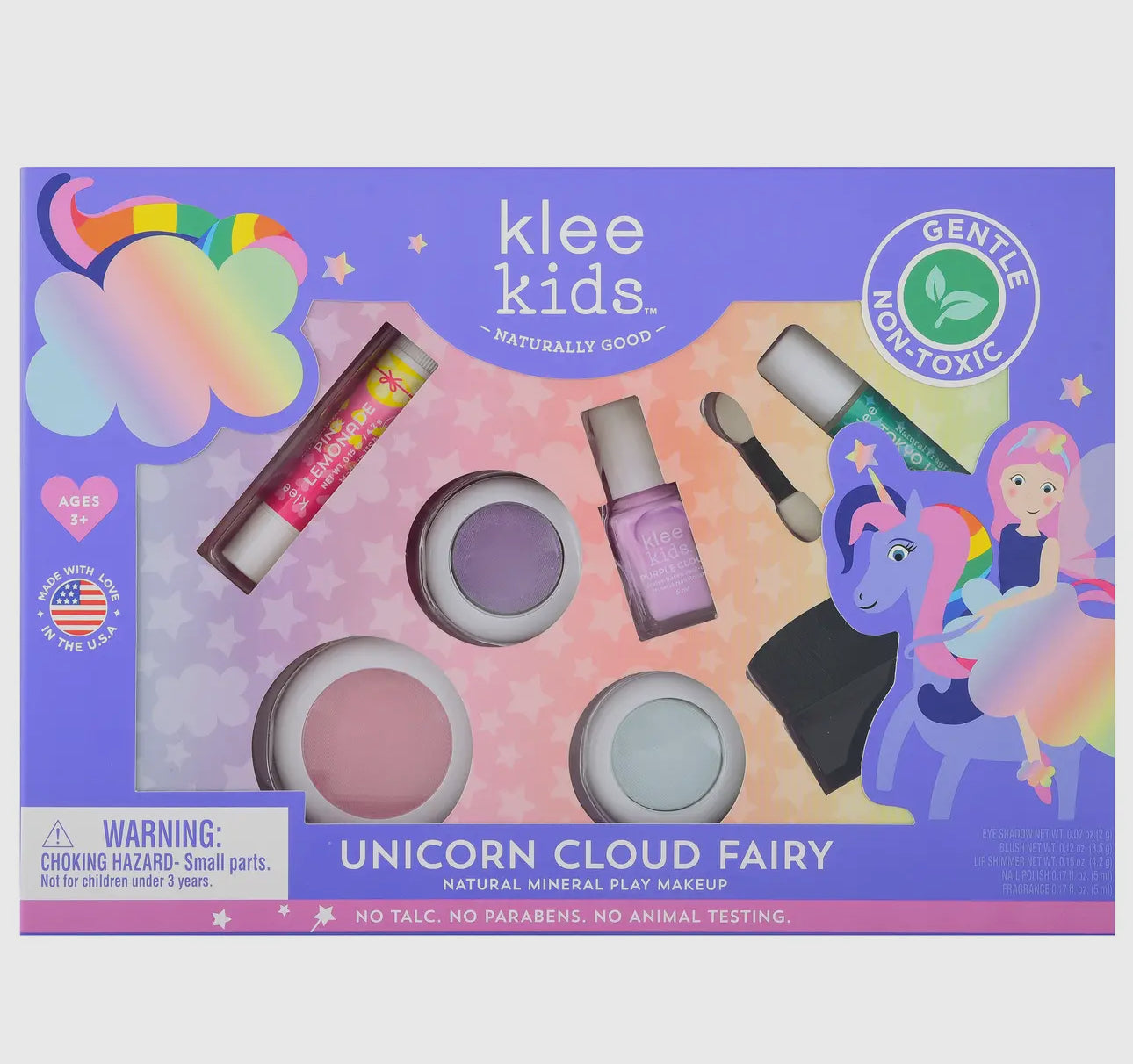 Unicorn Cloud Fairy-Klee Kids Deluxe Makeup Kits- Unicorn Cloud Fairy