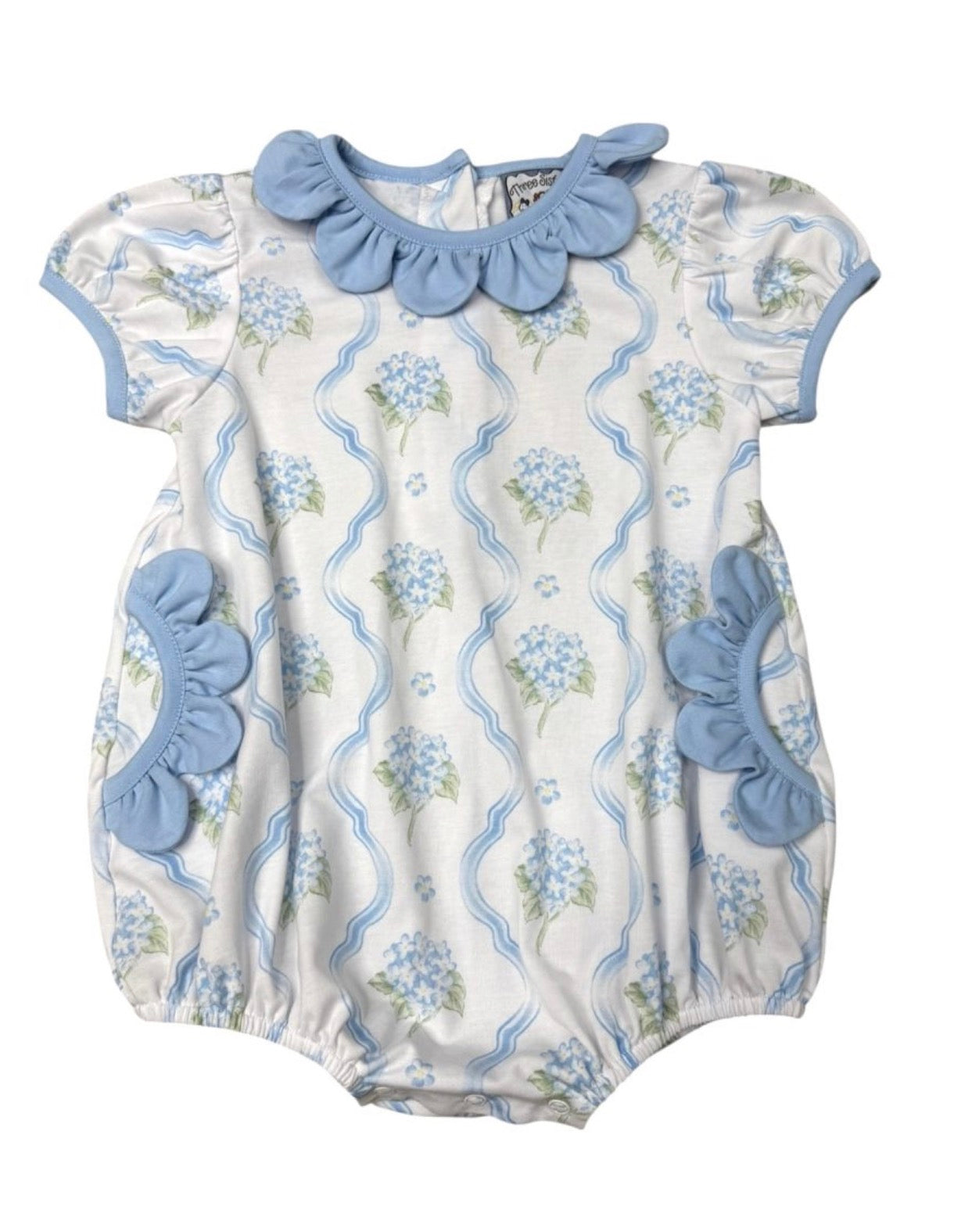 Blue Hydrangea Bubble