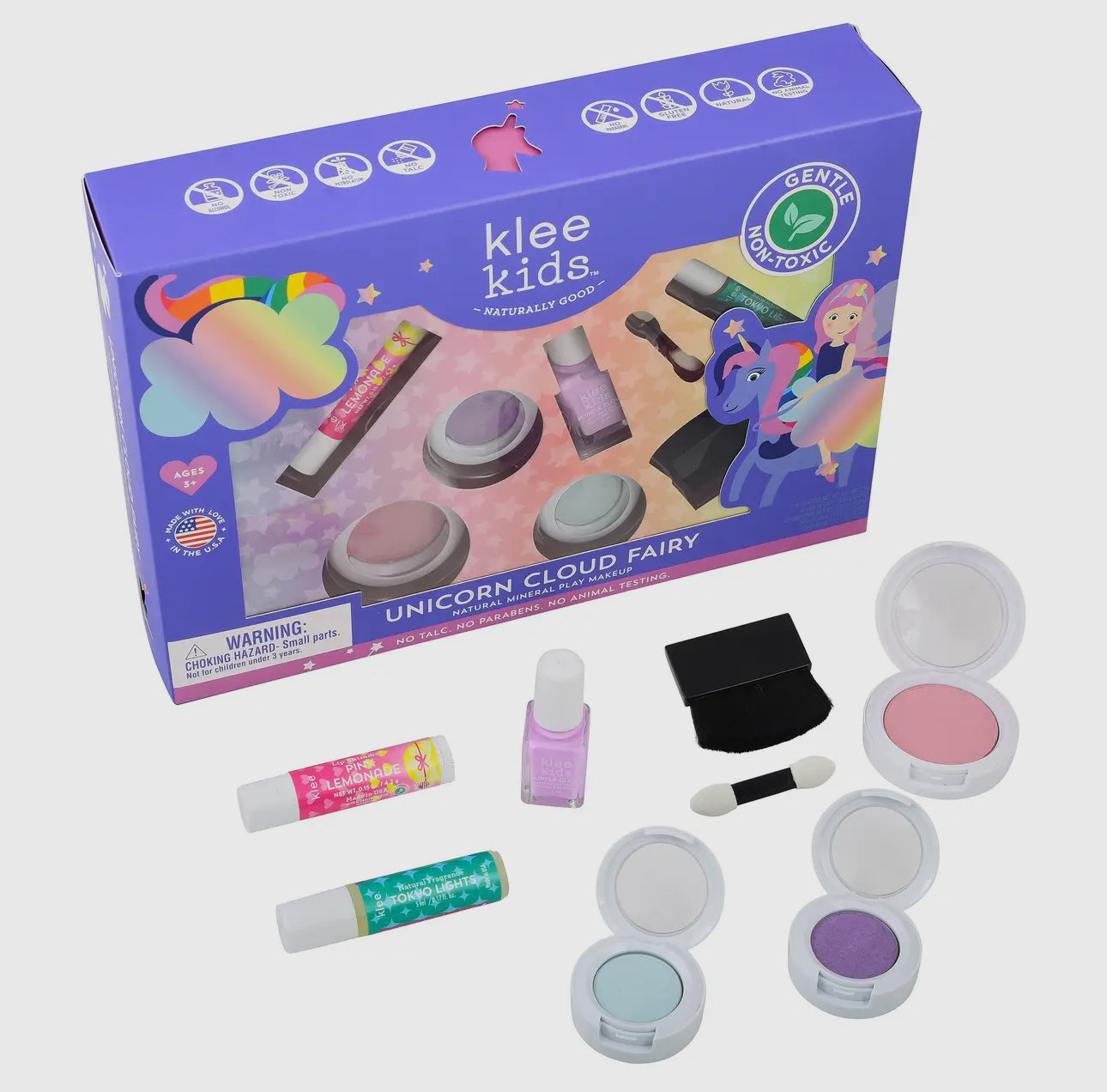 Unicorn Cloud Fairy-Klee Kids Deluxe Makeup Kits- Unicorn Cloud Fairy