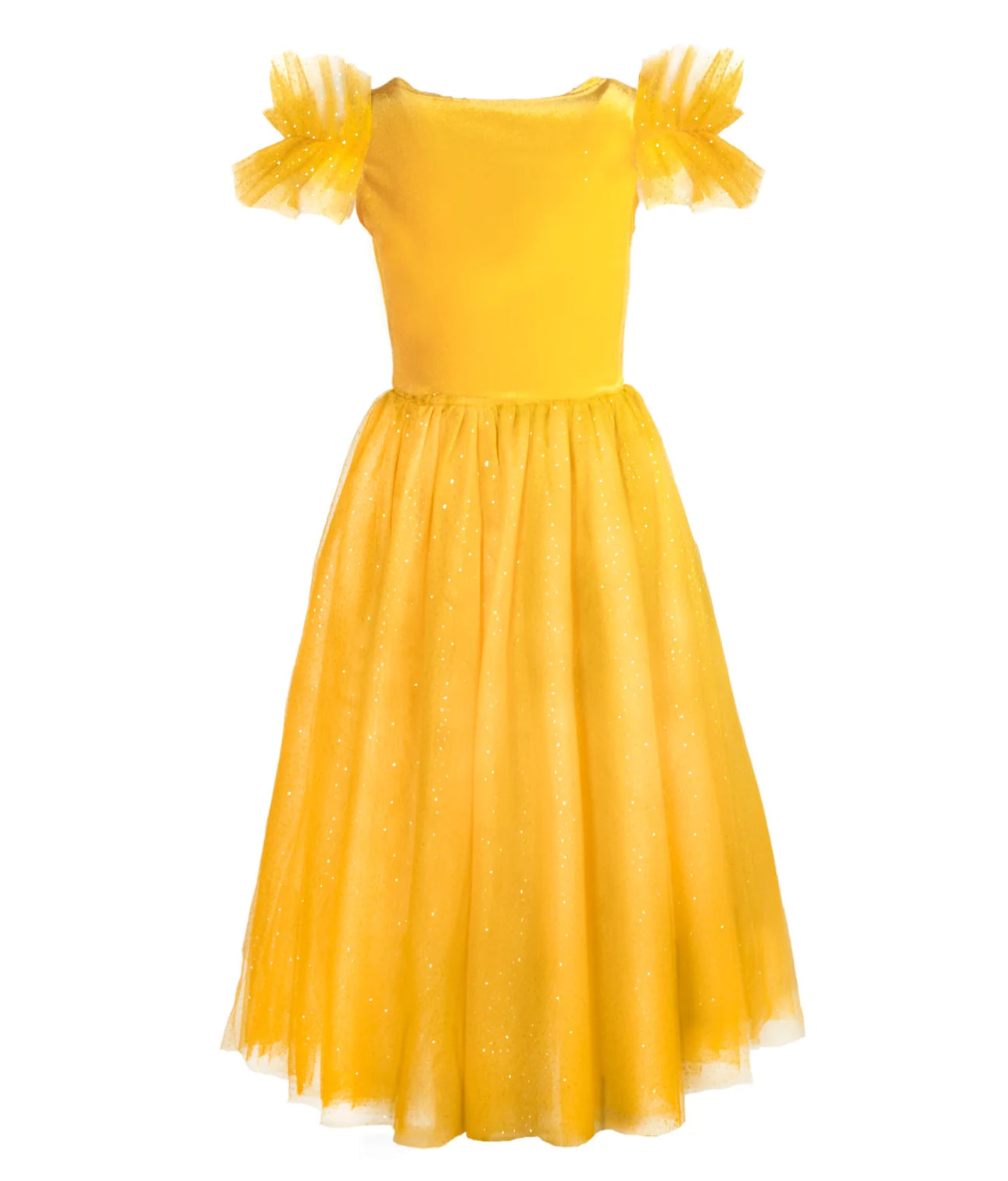 The Princess Beauty Yellow Costume Dress