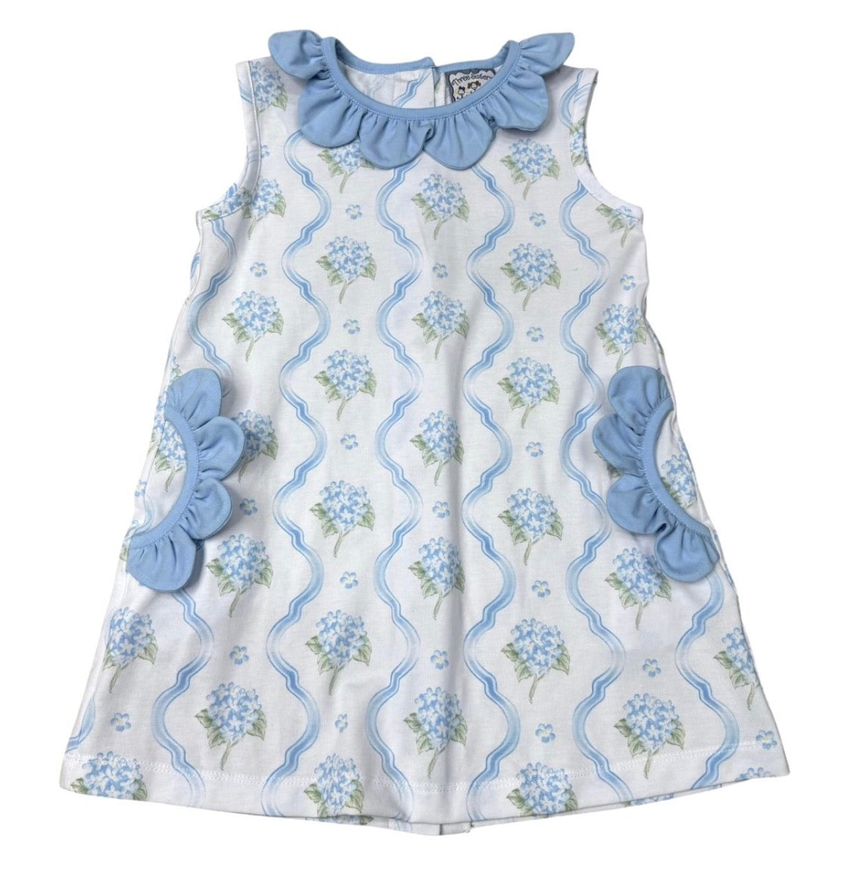 Blue Hydrangea Dress