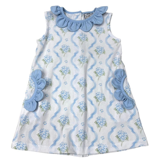 Blue Hydrangea Dress