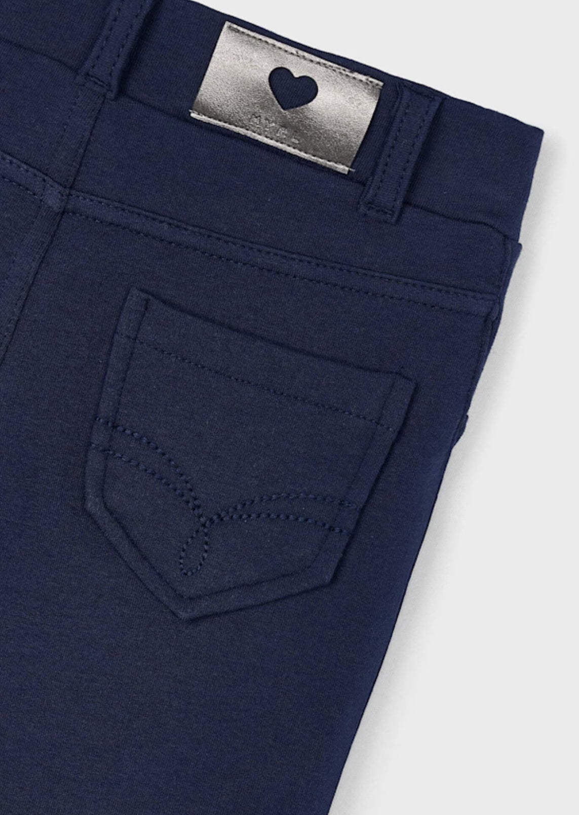 Girl Skinny Pants- Navy