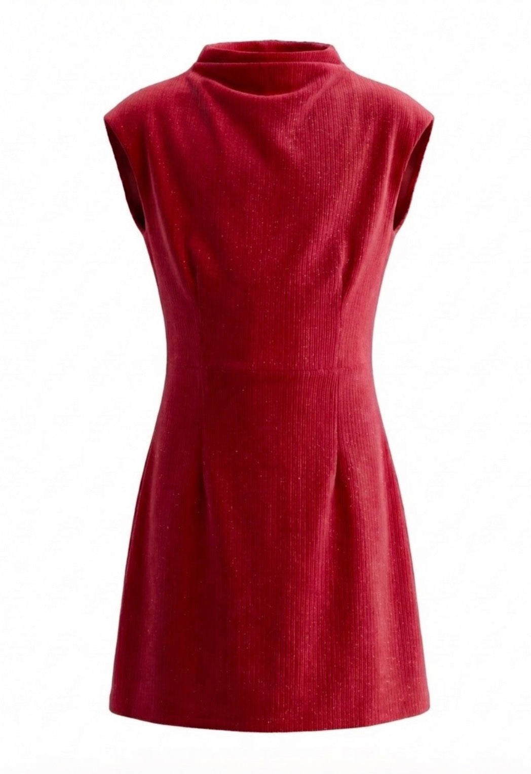 Jenny Dress Red Velour