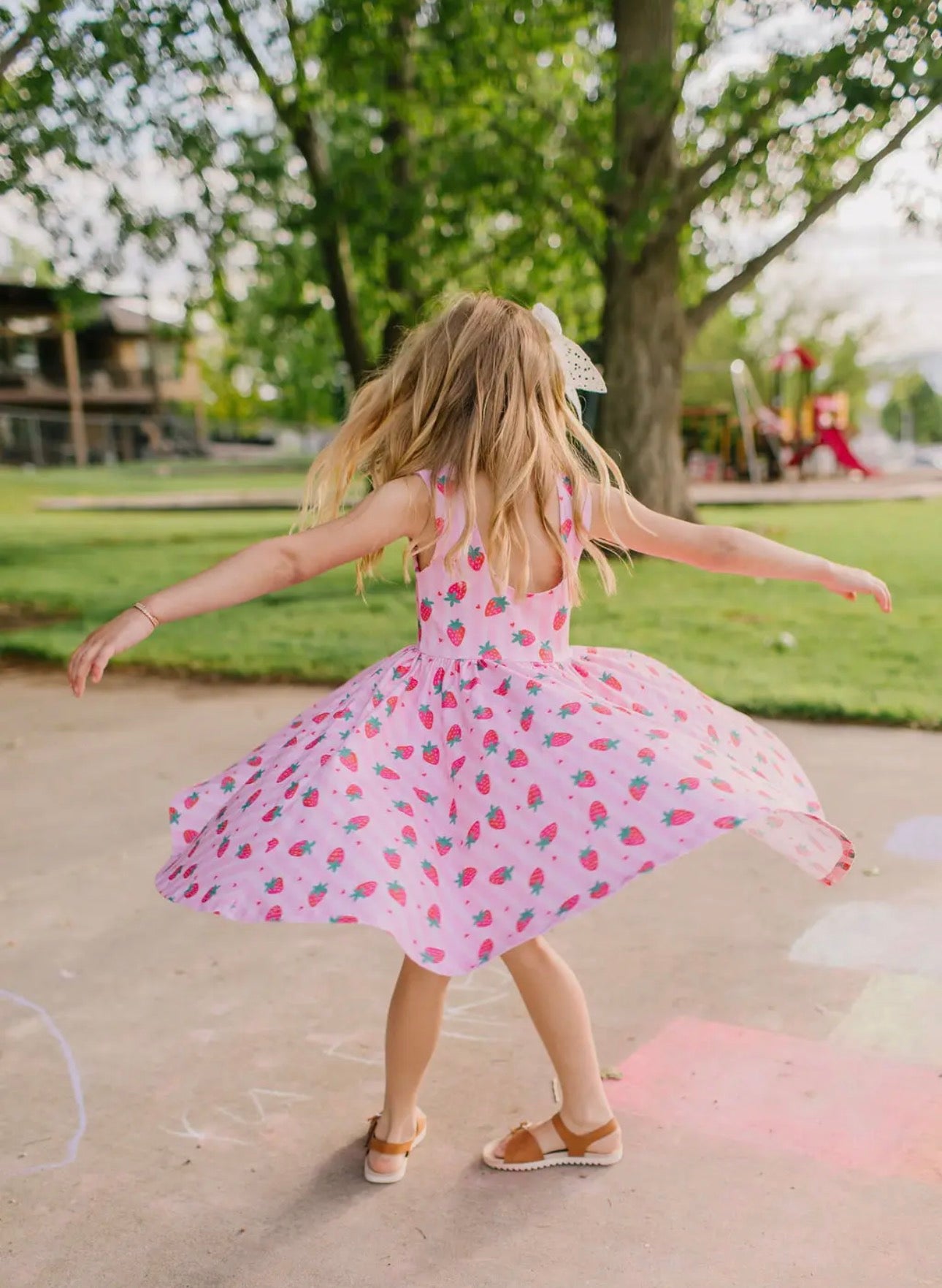 Tank Dress in Strawberry Dream