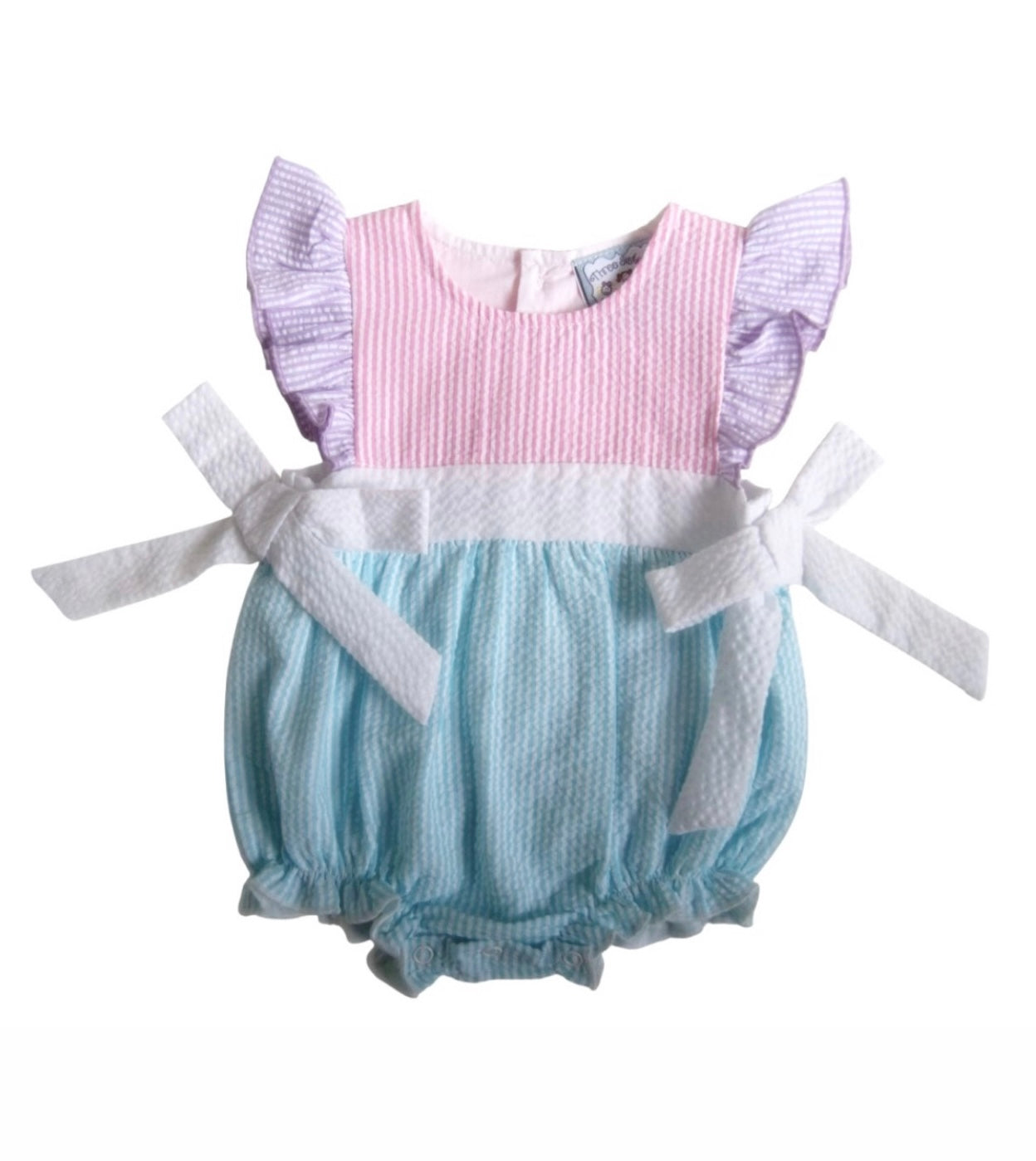 Colorblock Tie Bubble