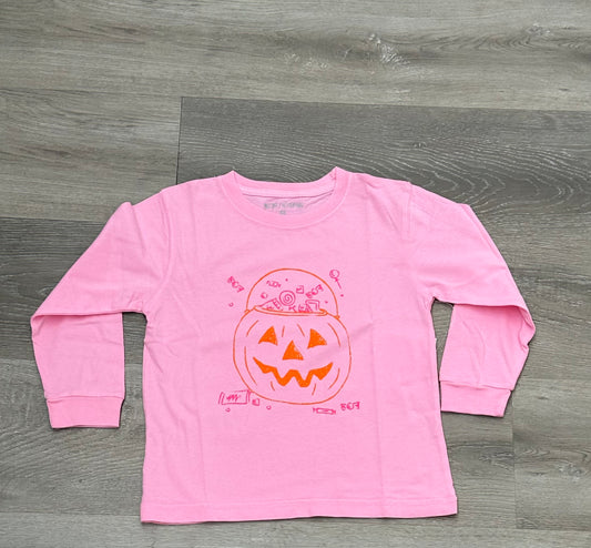 Pink Pumpkin Candy Bucket
