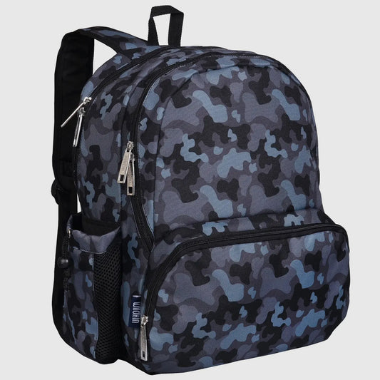 Black Camo Backpack 17in