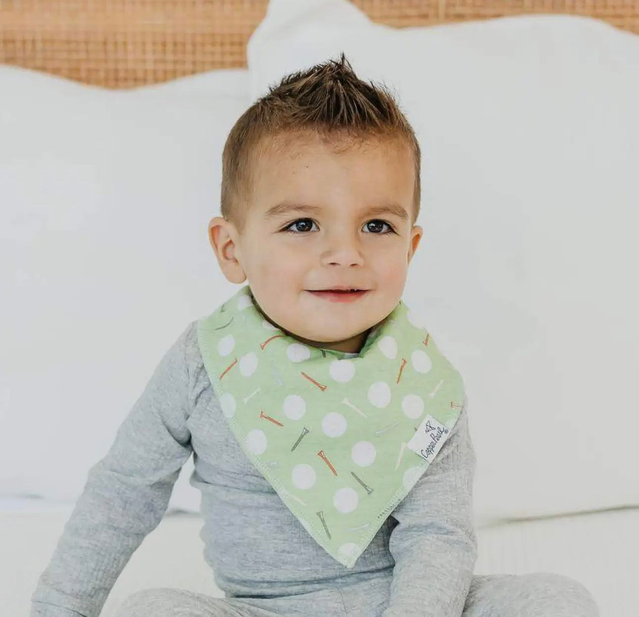 Bogey- 4 Pack Baby Bandana Bibs