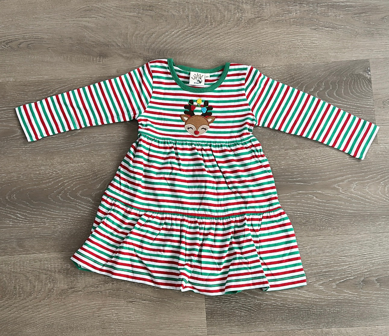Reindeer Stripe Dress