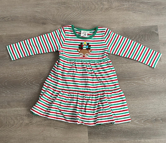 Reindeer Stripe Dress