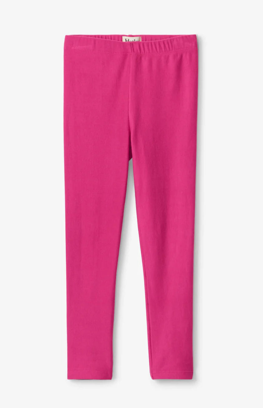 Girls Magenta Cozy Leggings