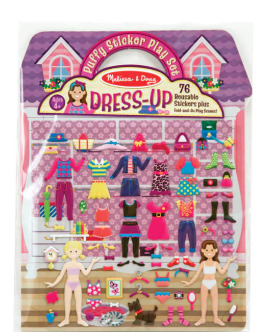 Puffy Sticker Activity Book - Dress-Up