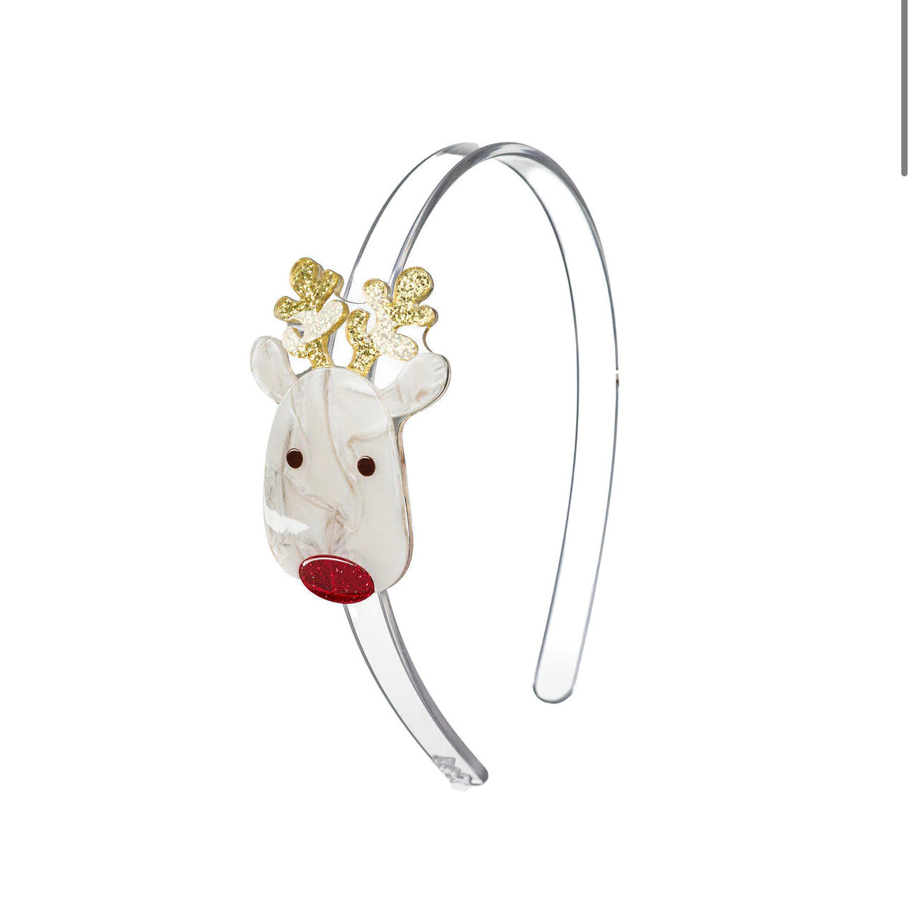 Cream Reindeer Headband