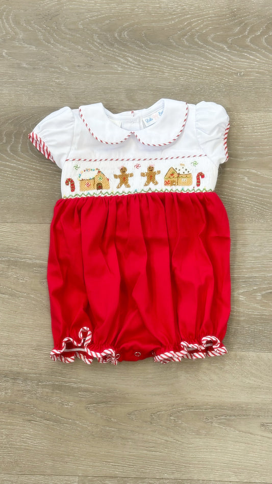 Gingerbread Smocked Bishop Bubble