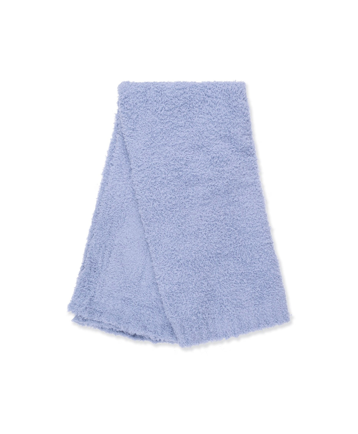 Chenille- Dusty Blue Stroller Blanket 30 X 40