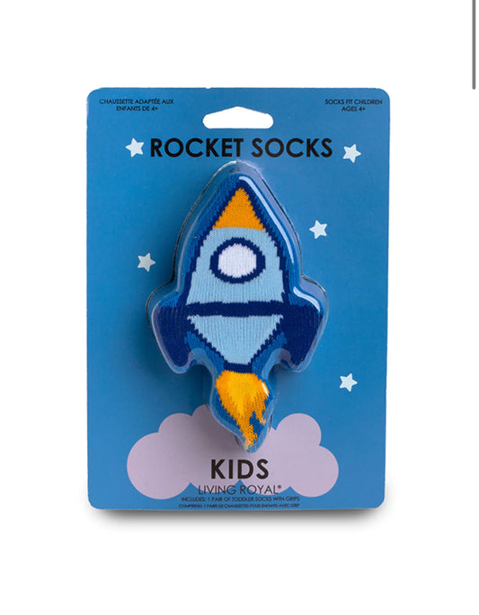 Rocket 3D Kids Crew Sock