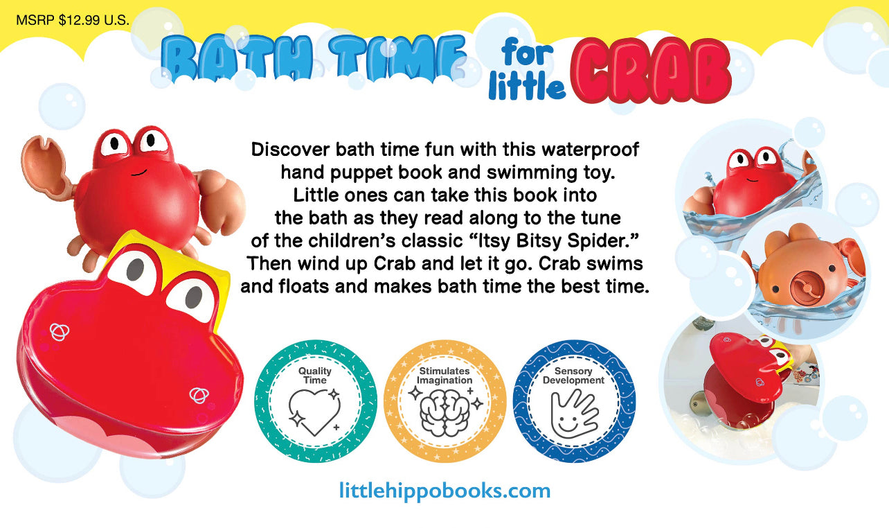 Children’s Waterproof Book with Hand Puppet and Water Toy