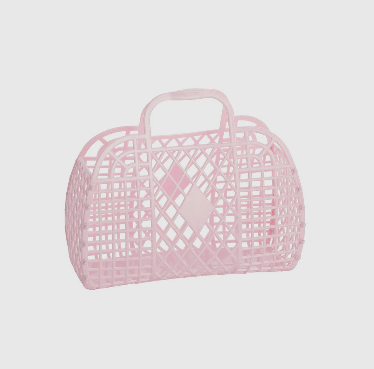 Retro Basket Jelly Tote- Small