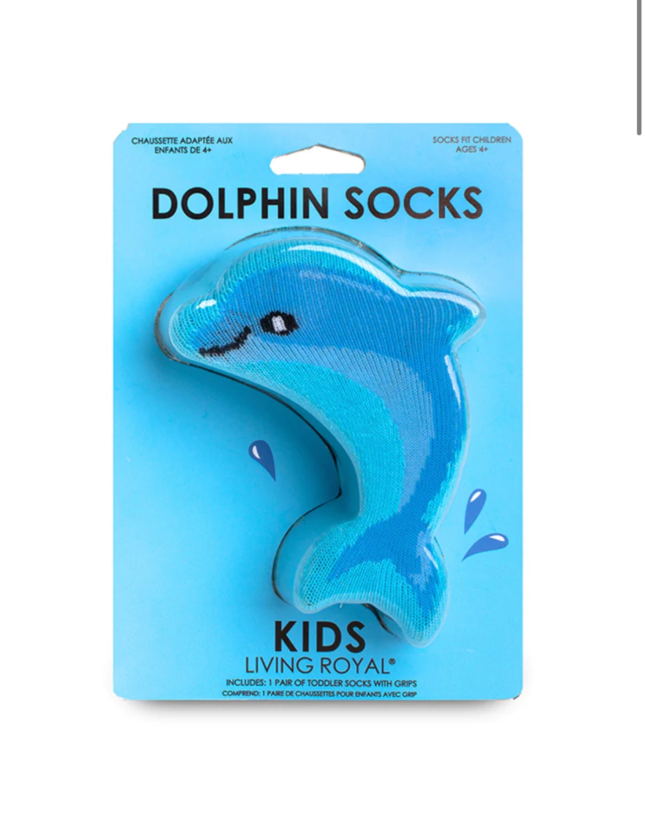 Dolphin 3D Kids Crew Sock