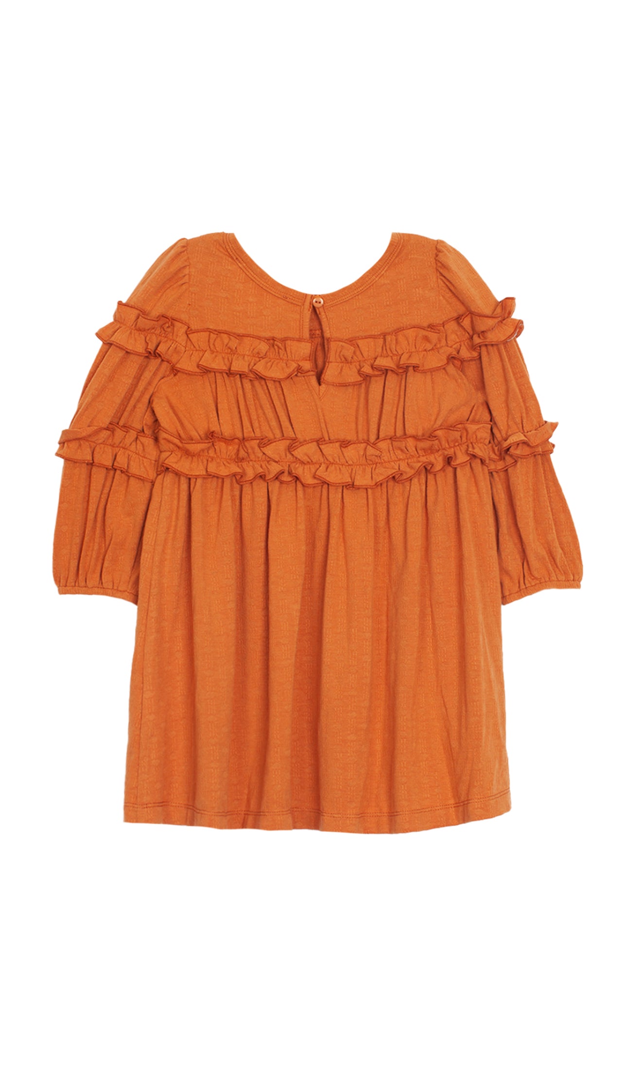 Tangerine Textured Knit Dress