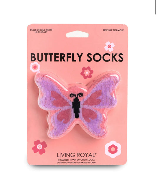 Butterfly Crew Sock