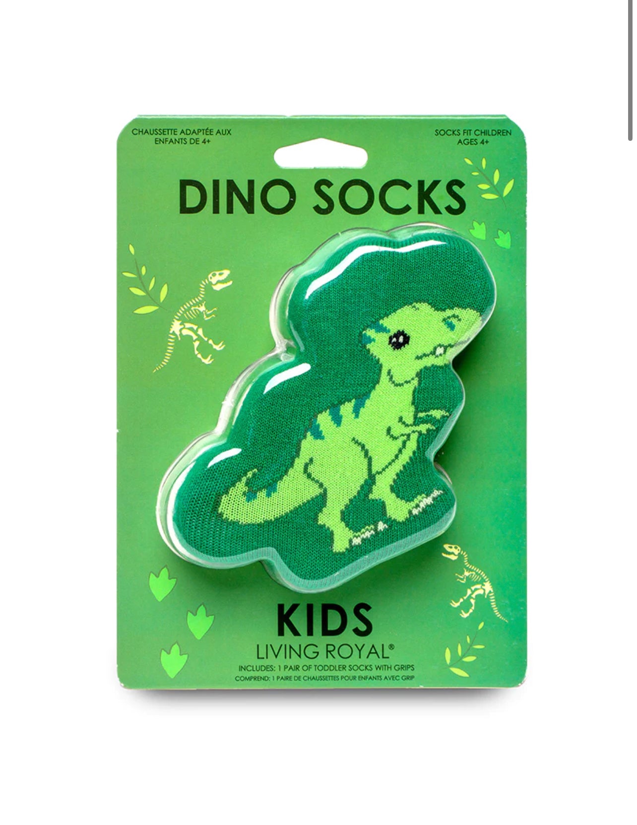 Dino 3D Kids Crew Sock