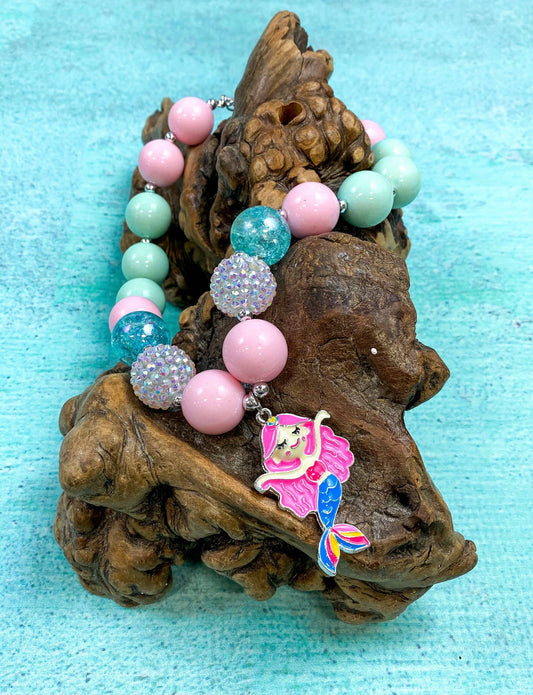 Mermaid Chunky Bead Necklace