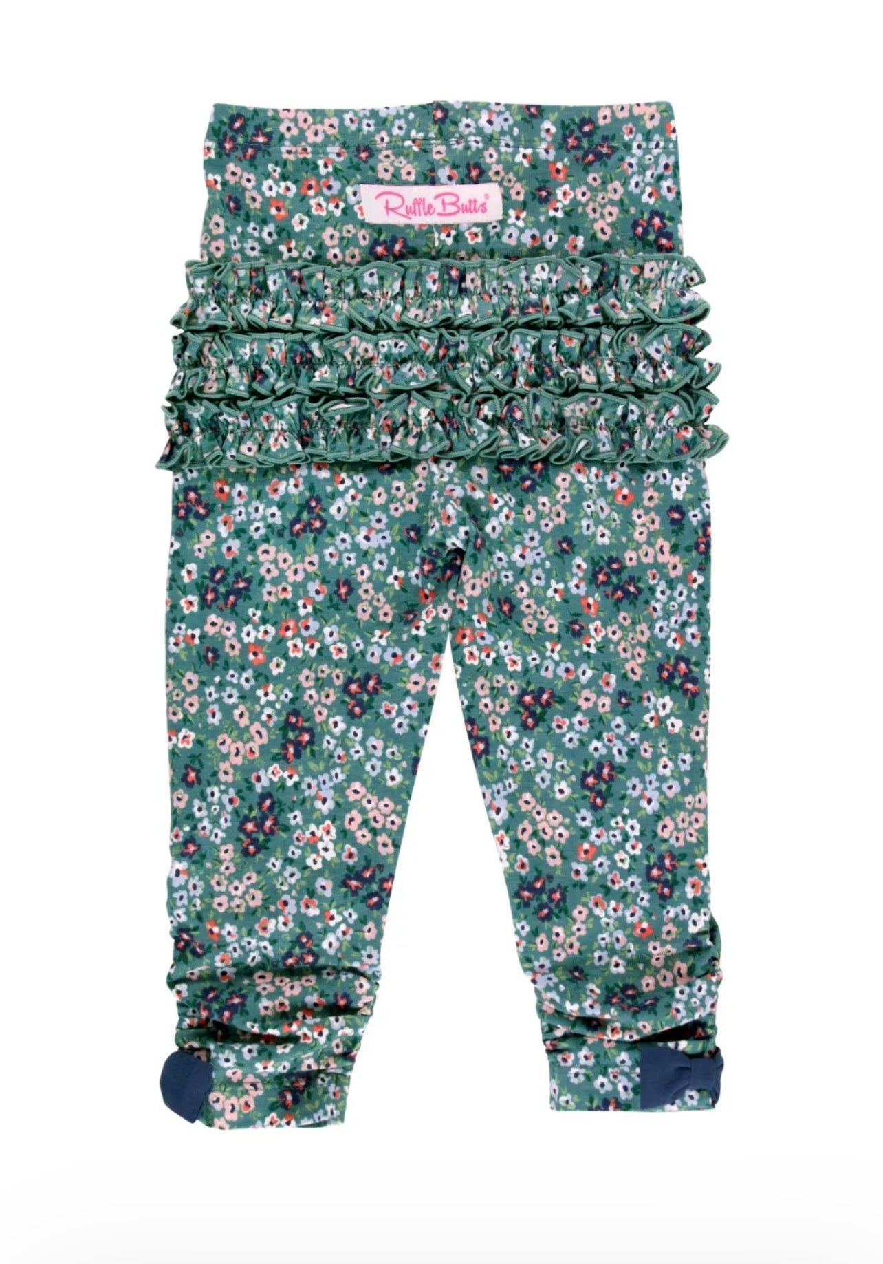 Majestic Meadow Baby Ruched Bow Leggings