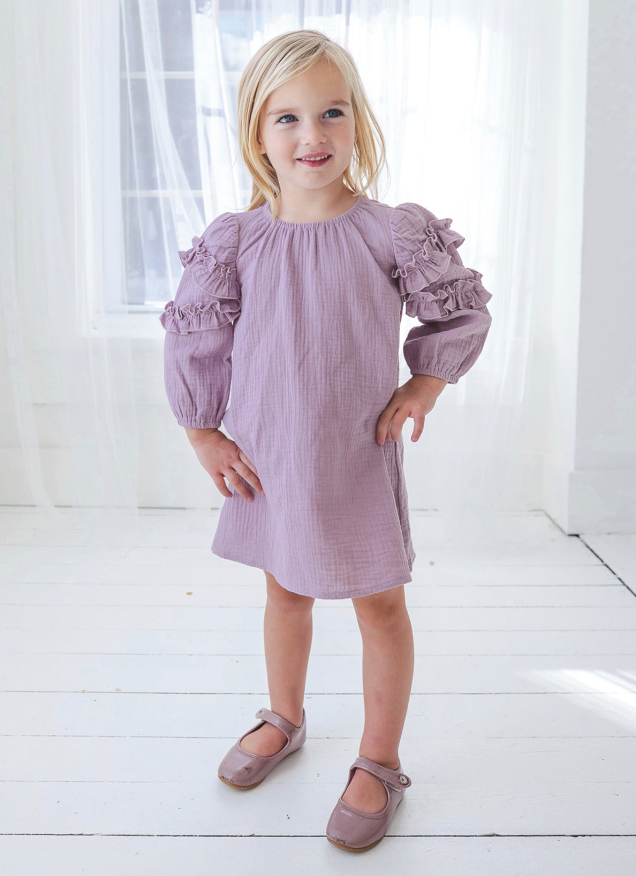 Lavender Dew Gauze Dress