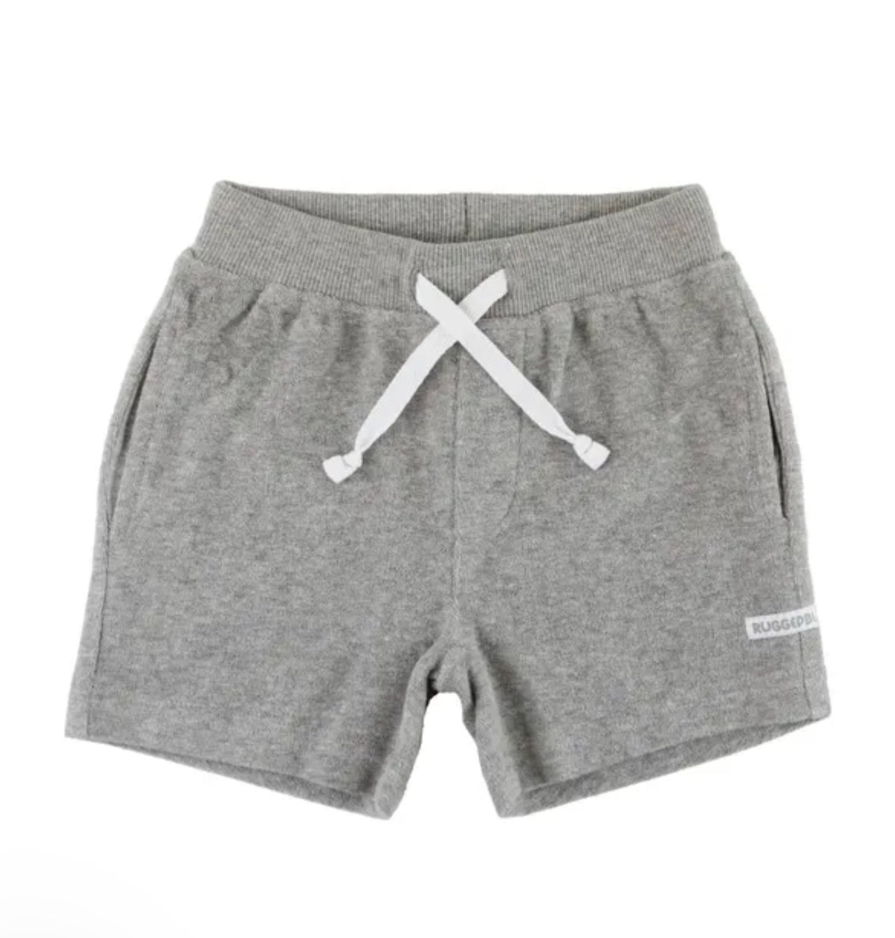 Heather Gray Terry Knit Casual Shorts