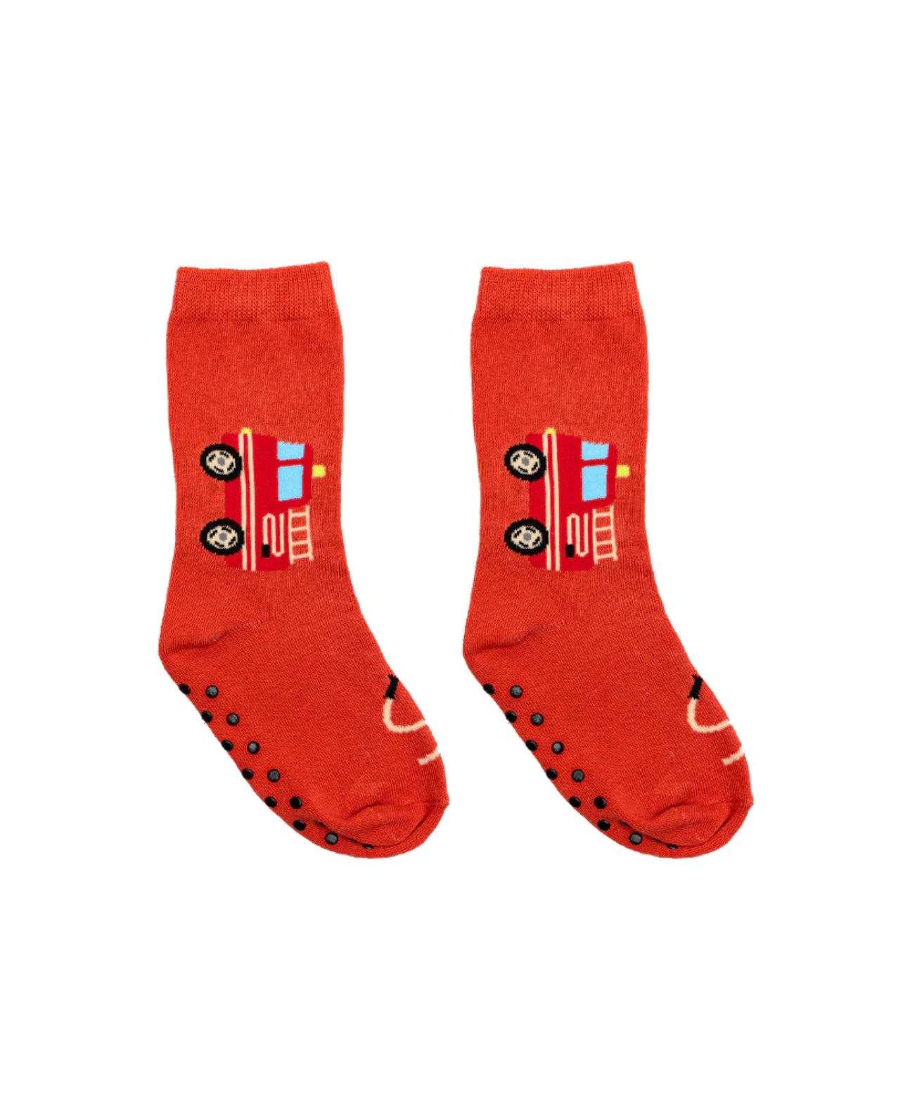 Fire Truck 3D Kids Crew Socks