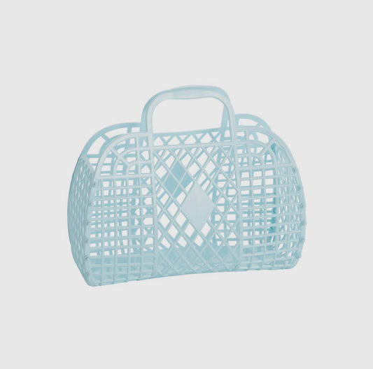 Retro Basket Jelly Tote- Small